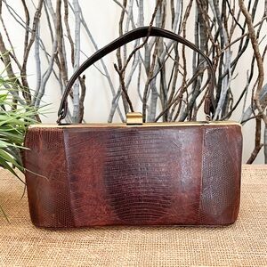 Vintage Lizard 1950’s Handbag
